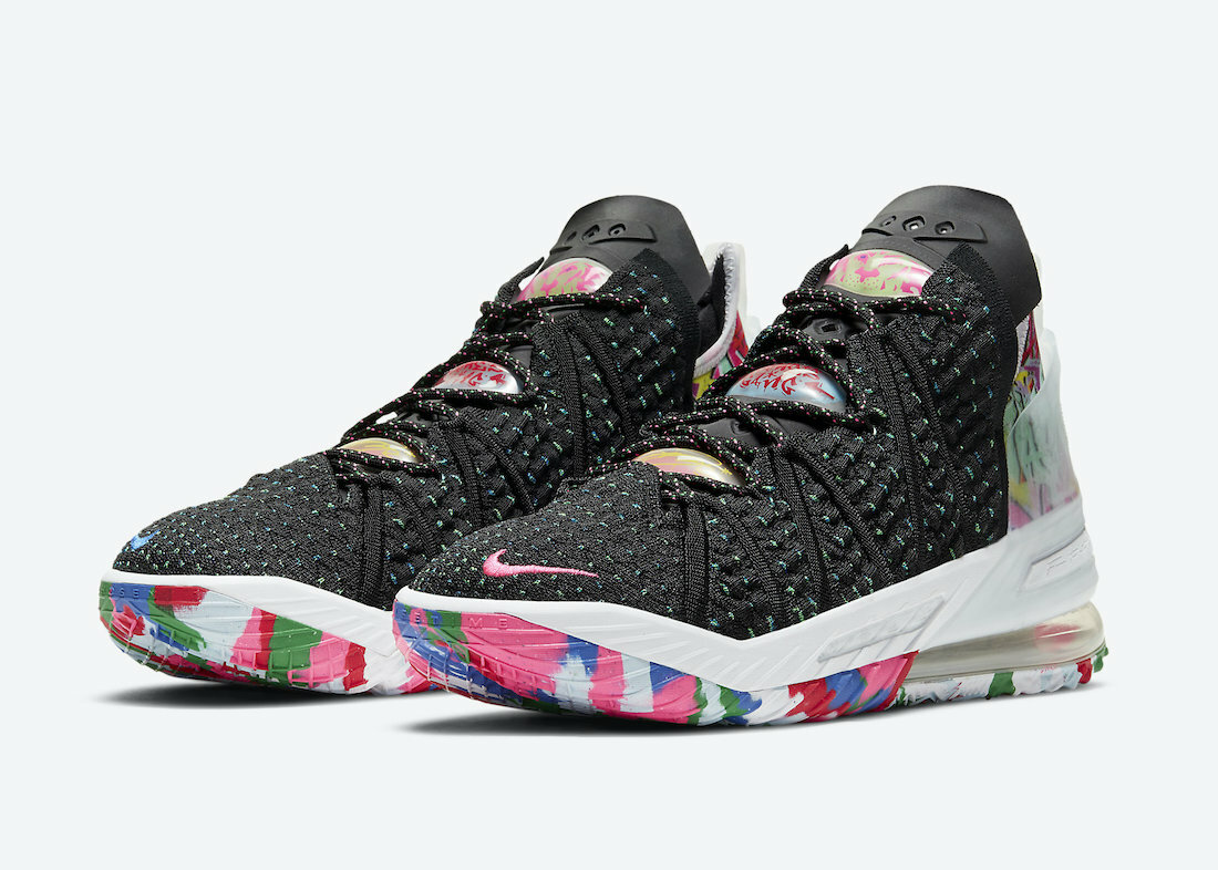 Pre-owned Nike Lebron James 18 Gang 